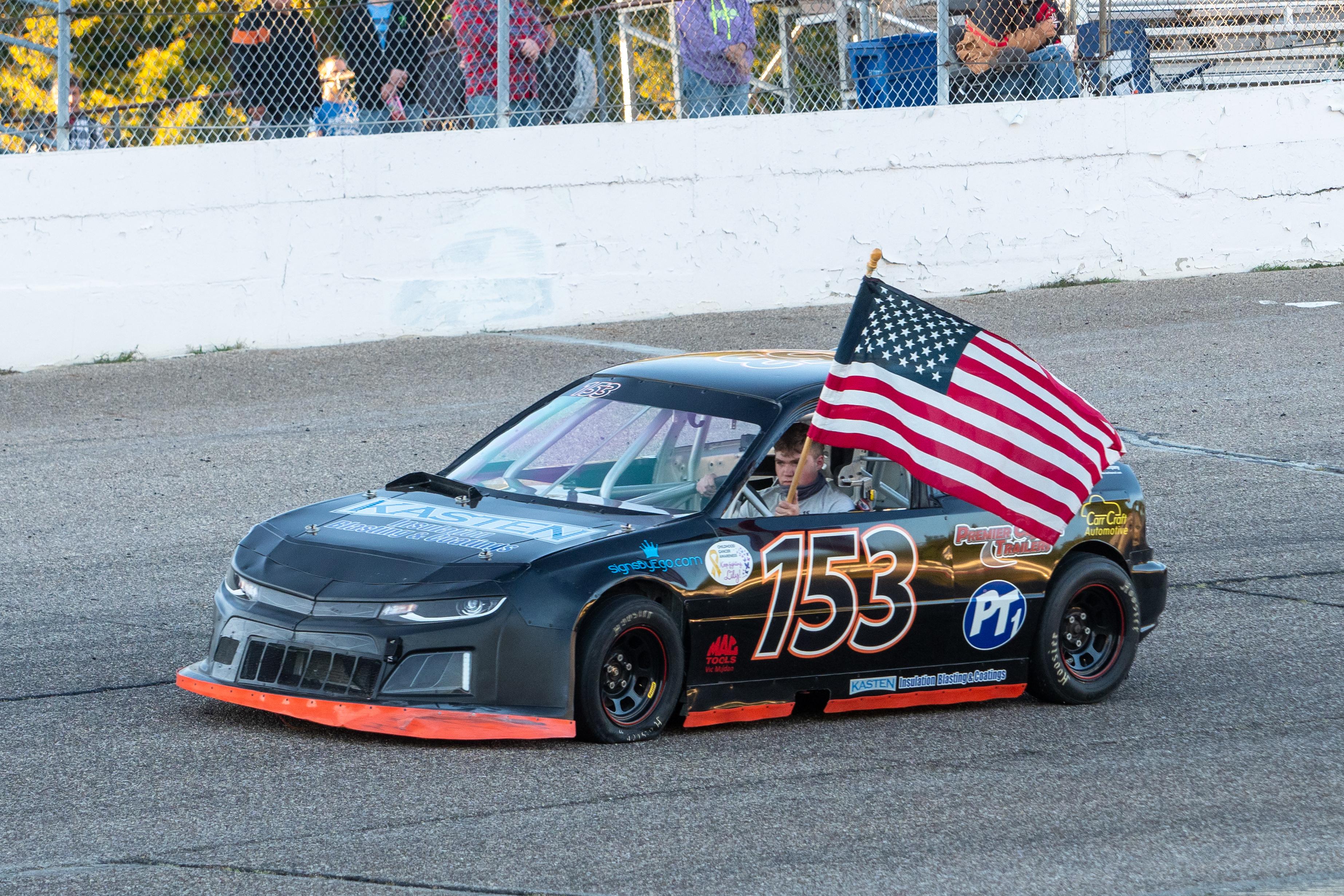 Gabe racing car #153 at M40, September 2018