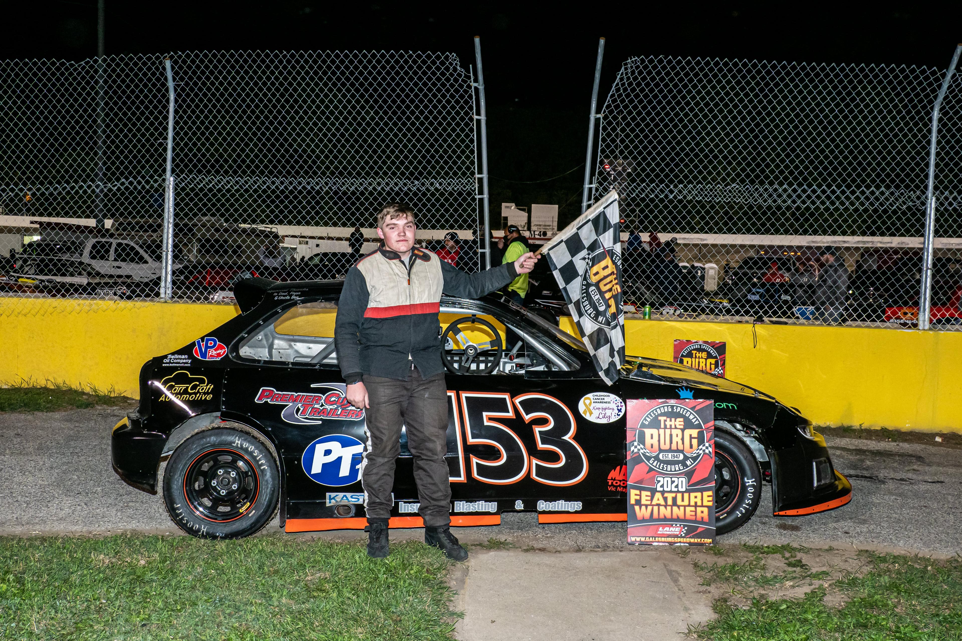 Gabe racing car #153 at M40, September 2018
