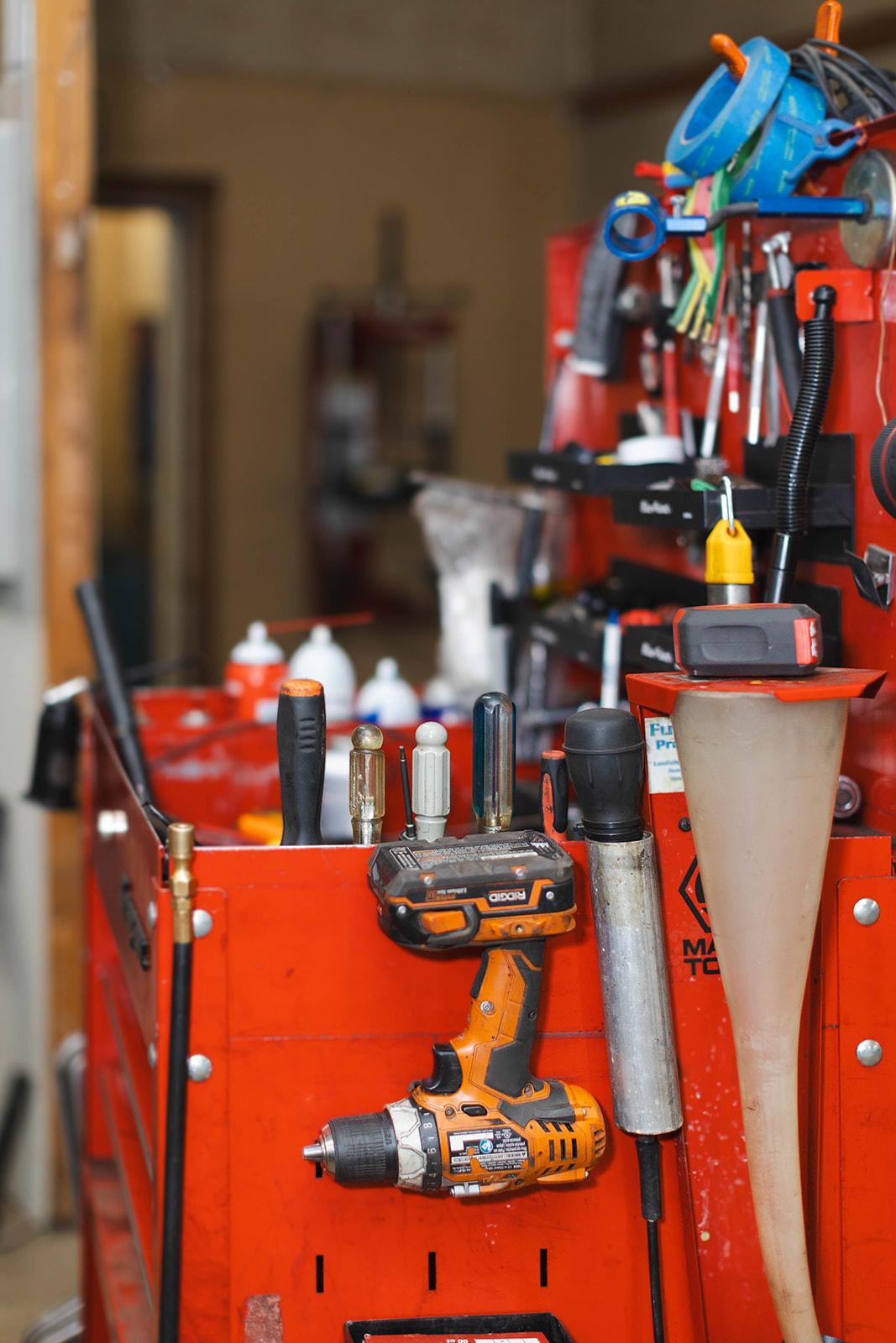 Tools of the trade at Carr Craft Automotive